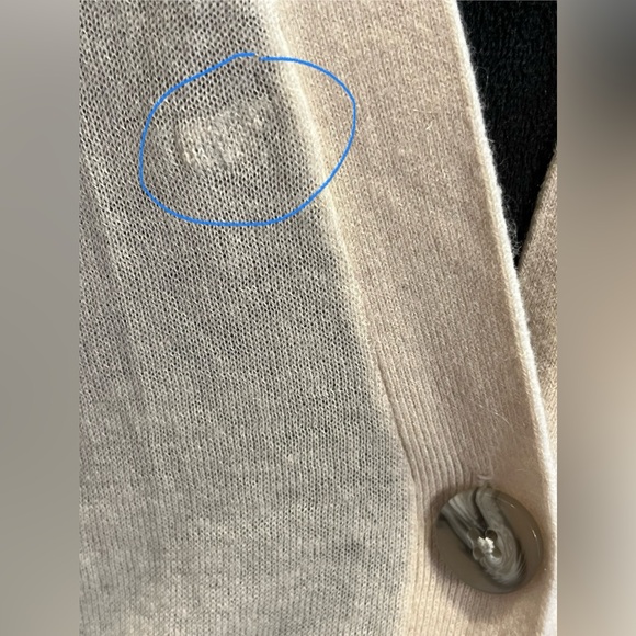 Club Monaco Cream Cashmere Cardigan sz XS - Picture 11 of 13